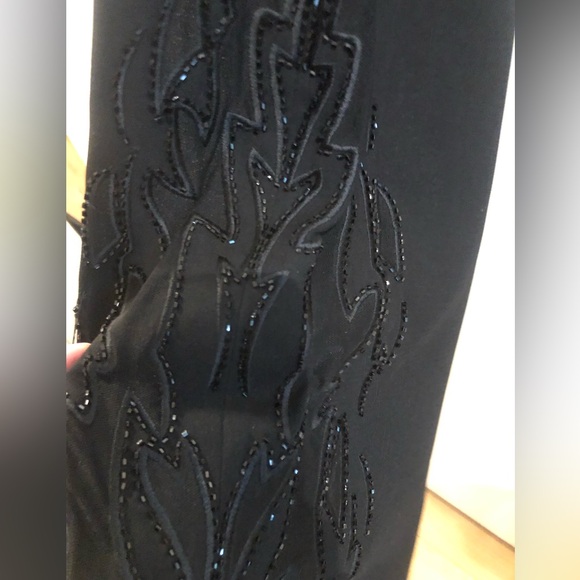 Nygard Jackets & Blazers - COPY - 2 PC Nygard Dress Pant & Jkt 12 Set Black w Sequinned Flame Detail on Pa…